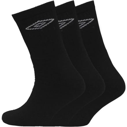 Umbro Zwart 3 Pack Sokken - Heren