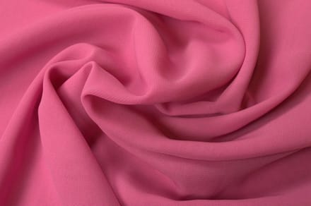 Chiffon stof - Roze - 15 meter