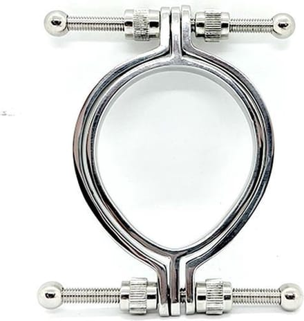 RVS Pussy Clamp 2.0 met 55 mm. Fuck Hole