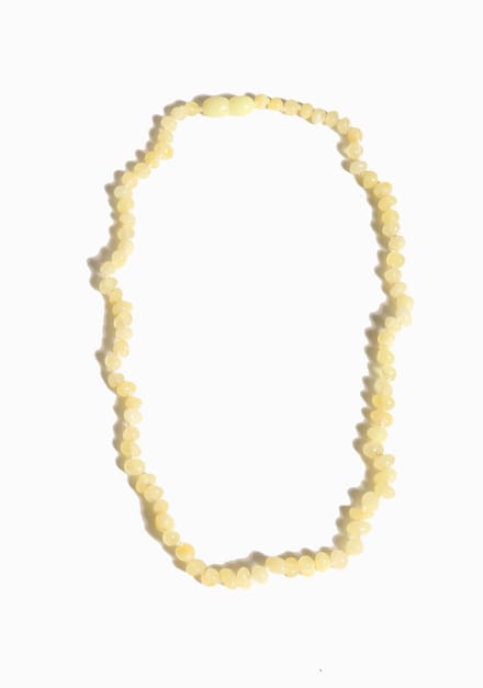 Coni barnsteen ketting kids Vanille 38 cm
