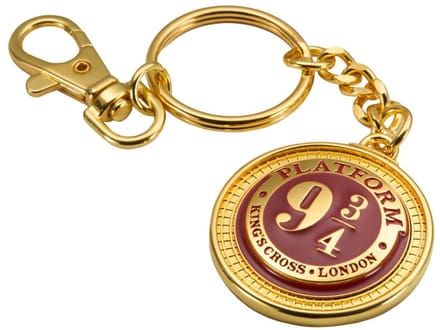 Noble Collection Harry Potter Metal Keychain Platform 9 3/4 Keyrings