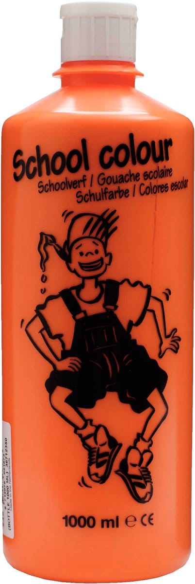 Talens School Colours Bottle 1000 ml Orange 235 (36712350)