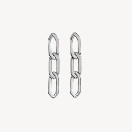 Margot Bardot Missy Earrings Silver - Oorbellen dames - Zilver - Statement oorbellen