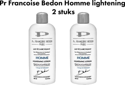 Pr Francoise Bedon - Homme lightening lotion 2 stuks