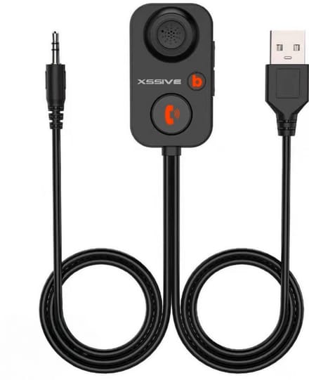 Xssive AR04 Bluetooth Receiver Auto - Bass Boost Mode - Ingebouwde Microfoon met Ruisonderdrukking - Automatische Handsfree mode