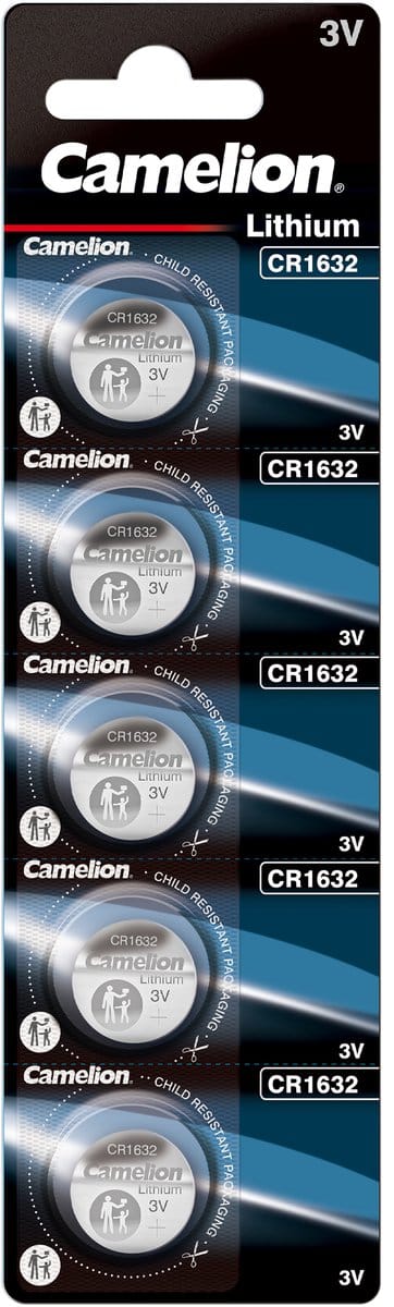 Camelion - CR1632 Lithium Batterijen - 5 stuks
