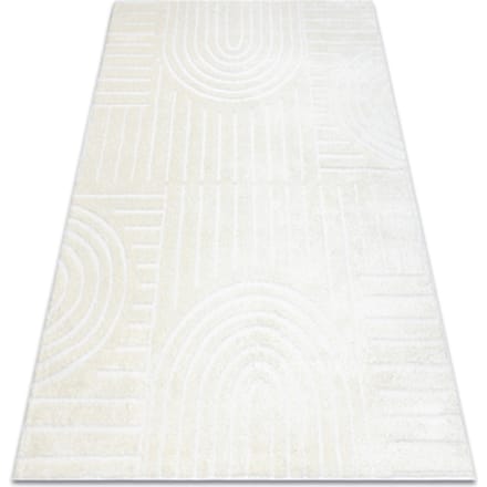Kleden Rugsx Tapijt modern MODE 8586 geometrisch creme 140x190 cm