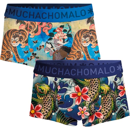 Muchachomalo Heren Trunks - 2 Pack - Maat 3XL - 95% Katoen - Mannen Onderbroek