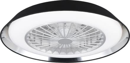 REALITY VARBERG - Ventilator - Zwart - incl. 1x SMD 30W