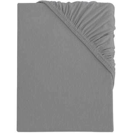 S.OLIVER Bi-Elastic Jersey hoeslaken, 90-100 x 200 cm (Grijs)