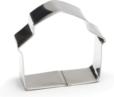uitsteekvorm Boerderij 7 cm RVS zilver