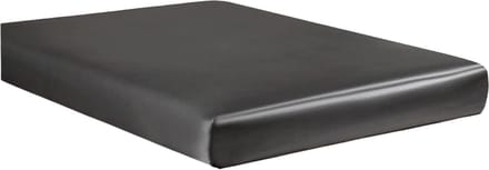 Beauty Silk - Hoeslaken - Glans Satijn - Antraciet - 90x200