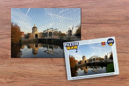 Puzzel Poort - Water - Leiden - Legpuzzel - Puzzel 500 stukjes