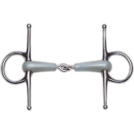 Naaldbit voor flexi paarden, gebroken rechte loop Feeling