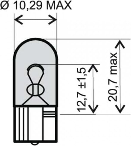 osram lamp voor mbk 50 rocket scooter 2004 tot 2009 nieuw