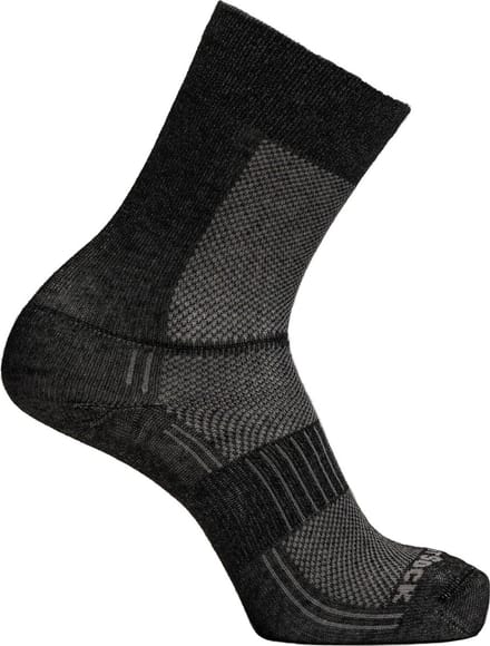 Wrightsock Coolmesh Crew - Grijs/Zwart - 42-46