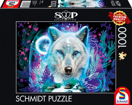 Schmidt - Legpuzzel - Neon poolwolf - Sheena Pike - 1000 stukjes - Volwassenen - vanaf 12 jaar