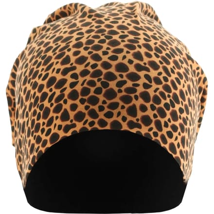 MSTRDS - Printed Jersey Beanie cheetha/black one size Beanie Muts - Zwart