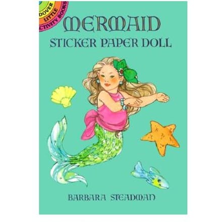 Mermaid Sticker Paper Doll - Barbara Steadman