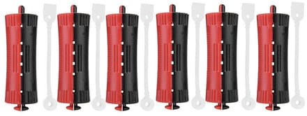 Dailygoods- Krulspelden 6 Stuks - Warmte/Koude Permanente Golf - Antiskid/Haarroller - Styling Gereedschap - Elastisch Band - Perfecte Styling - Haarrollers