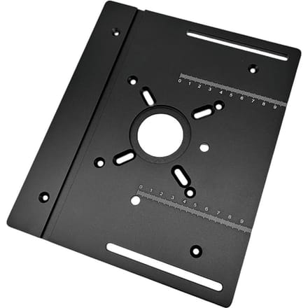 Set van 3 freestafelinzetplaten aluminiumlegering houtfrees flipboard-trimmachine Flip-Board Only