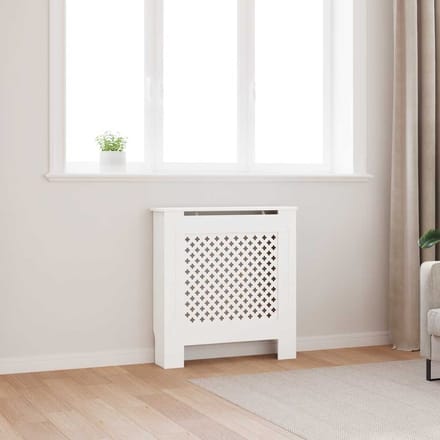 vidaXL Radiatorombouw 78 cm MDF wit