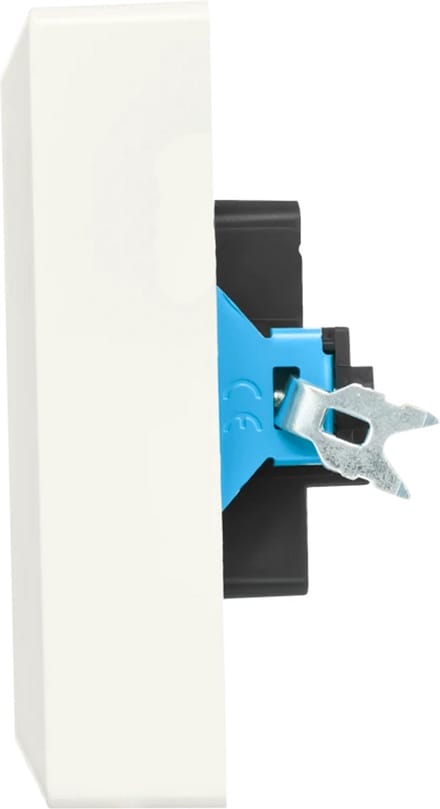 ION Industries - Contactdoos inbouw/opbouw - 2-voudig - RA - USB-A + USB-C Alpin Wit