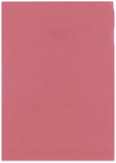 Elco Transparant L-map Papier A4 rood 100 stuks