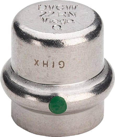 Viega Sanpress Inox-eindkap, d 18mm roestvrij staal model 2356, 452865