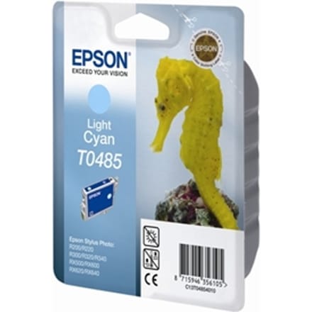 Epson T0485 inktcartridge licht cyaan (origineel)