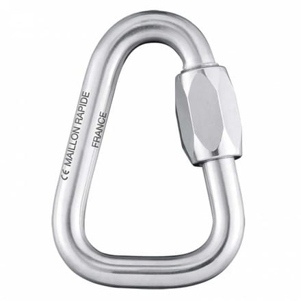 Beal Maillon Delta Galva Karabijnhaak Zilver 10 mm