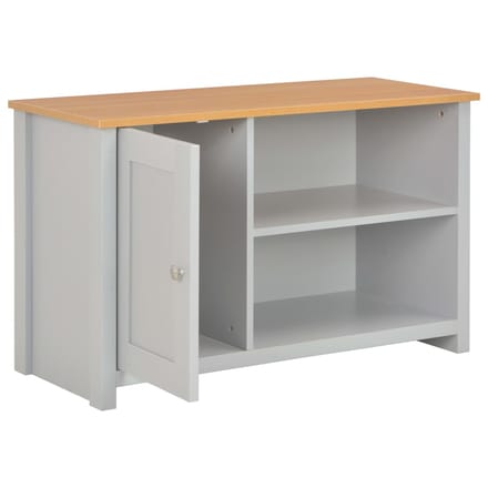 vidaXL - Tv-meubel - 95x39x58 - cm - grijs