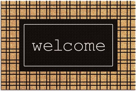MD Entree - Deurmat - Kokosmat - Finesse - Wire Welcome - 40 x 60 cm
