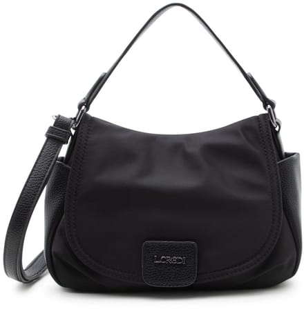 L.CREDI schoudertas Sadma Flapbag Schwarz zwart
