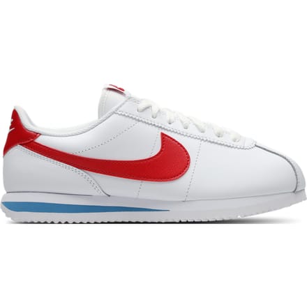 Vrouwen Lage Schoen W Cortez Leder Wit/varsiteit Rood/varsiteit Blauw