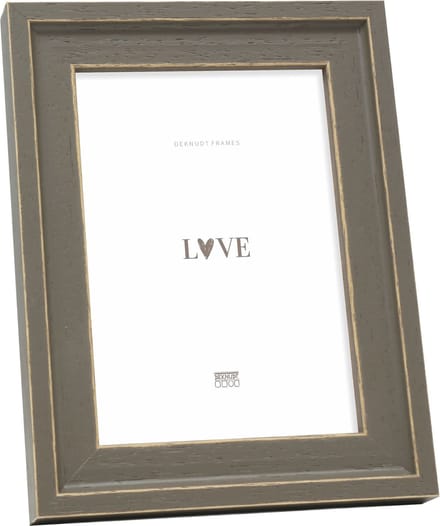 Deknudt Frames fotolijst S45ES7 - bruin handgeschilderd - 24x30 cm