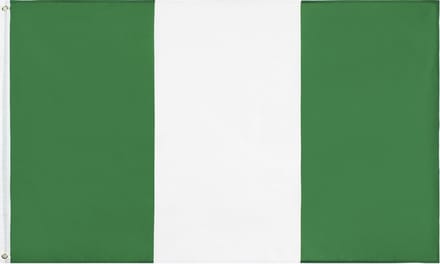 New Age Devi - Vlag Nigeria - 90 x 150 cm - Voor Voetbalfans