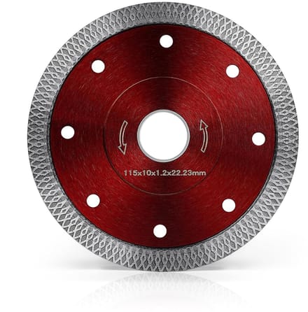 Diamantzaagblad 115 mm voor flensvlechtwerk en golfplaten