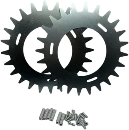 Robotmaaier Accessoires - Grasmaaier Grip - Verbeterde Tractie - Stalen Constructie - 210x2 mm - Zilver