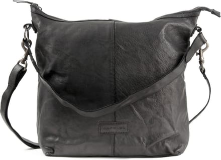 HAROLD'S Leren shopper schoudertas Submarine Shopper Upend Black zwart
