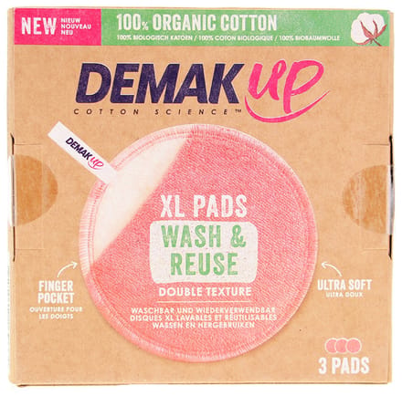 Demak'Up Herbruikbare XL Wattenschijfjes 3 Wattenschijfjes