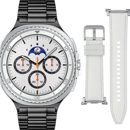 Samsung Special Edition Galaxy Watch 8 CLASSIC Wit/Zwart Staal 46mm