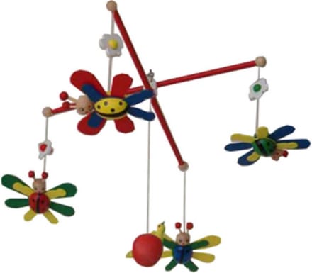 Playwood Mobiel vlinders met worm in appel