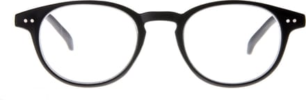 Noci Eyewear YCB003 Boston Leesbril +2.00 - Mat zwart - verend scharnier