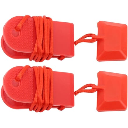 2 Stuks Loopband Magnetische Veiligheidsschakelaar Loopband Universele Veiligheidssleutel Loopband Magnetisch Slot red