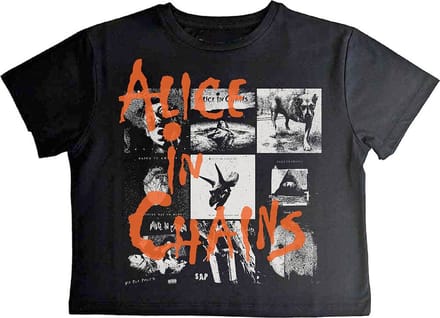Alice In Chains - Albums Montage Crop top - S - Zwart