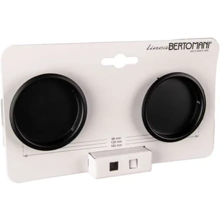 Bertomani Meubelknop - Aluminium - Mat Zwart - 62mm - Set Van 2