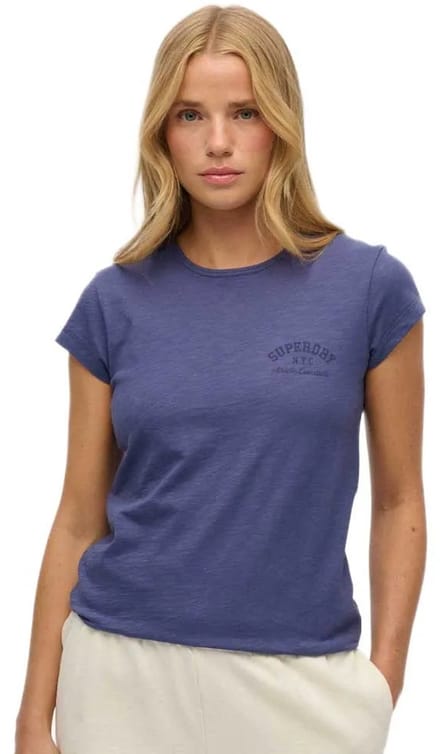 Superdry - Athletic Essential Slub T-shirt - Dames - T-shirts