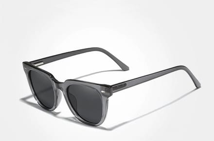 Kingseven Cat eye Zonnebril - UV400 - Gepolariseerd - Transparant - Blackstar - Z7094