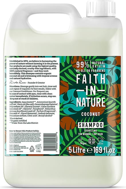 Faith in Nature Kokos Shampoo 5L